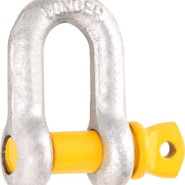 Manilha P/ Cabo De Aço 3/8" Reta Pesado Galv Vonder Plus