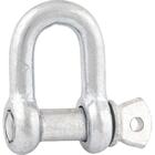 Manilha Para Cabo De Aço 1/4" Reta Leve Galvanizado - Vonder