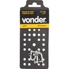 Manilha para Cabos 1/8" Capacidade até 50Kg 2 unidades Vonder