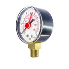 Manômetro Medidor De Pressão Reto 10 Bar 145 Psi Conexão 1/4"
