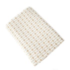 Manta 100% Algodão Casal 2,40 X 1,80 M Bege Com Caramelo - A