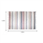 Manta Abigail Natural 1,80x1,40m Artesanal Teares