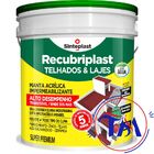 Manta Acrílica Impermeabiliz. Telhados E Lajes 20 Kg Preto