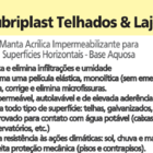 Manta Acrílica Impermeabiliz. Telhados E Lajes 4 Kg Preto