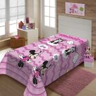 Manta Almofada Jolitex Licenciados Solteiro  Disney Minnie