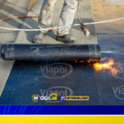 Manta Asfáltica 3mm Multiuso Tipo 2 (1m X 10m) Viapol Fibra V