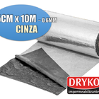 Manta Asfaltica / Térmica Cinza 45cm X 10m 0 7mm Dryko - Unico