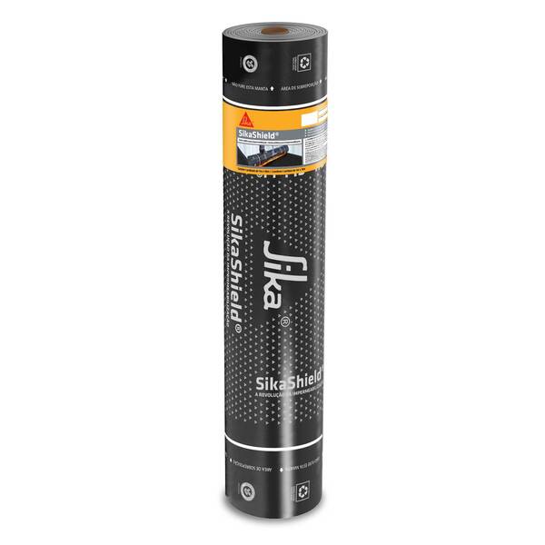 Manta Asfáltica para Impermeabilização SSH P34 Alumínio Tipo II 3mm Sika