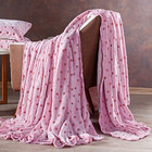Manta Avulsa Plush Aveludado Rosa/pink Queen - Fleece Super M