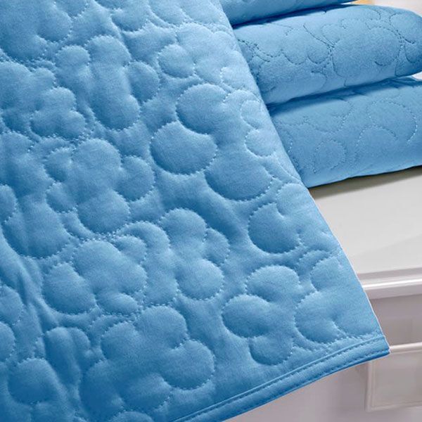 Manta Baby Buettner Malha Anti-alérgica Bordada 80cmx100m Azul