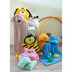 Manta Baby De Microfibra Com Capuz De Bichinho Jolitex - Urso