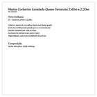 Manta Canelada Microfibra Queen Terracota 2,40m X 2,20m