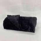 Manta Canelada - Preto