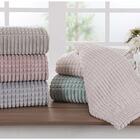 Manta Casal 180x220cm Andreza Flannel Mont Blanc Rose