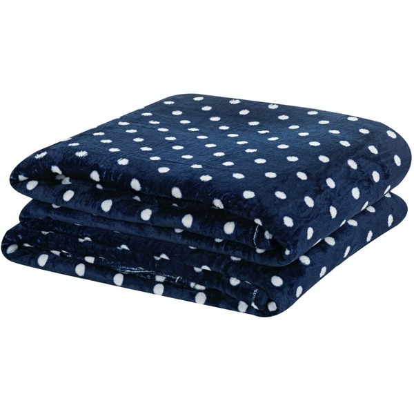 Manta Casal Padrão Petit Poa Flannel Microfibra 1 Peça - Mari