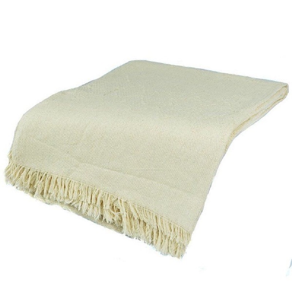 Manta Casal Tambaba 100% Algodão Bege (cru)