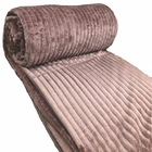 Manta Coberta Canelada Quatro Estações Queen - Rosê