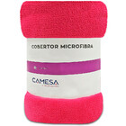 Manta Cobertor Casal 180x220cm Microfibra Soft Macia Camesa