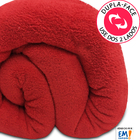 Manta Cobertor Casal 180x220cm Microfibra Soft Macia Camesa