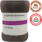 Manta Cobertor Casal 180x220cm Microfibra Soft Macia Camesa