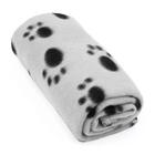 Manta Cobertor Para Cachorro Gato Cinza 70x100cm  - Casambien