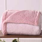 Manta Cobertor Queen Sherpa Realce Flannel Lã De Carneiro