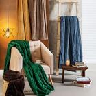 Manta Cobertor Queen Velvet Bariloche 1 Peça - Azul - 100% Po