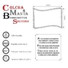 Manta Colcha Buddemeyer Solteiro In Desing 1,60m X 2,30m Deco