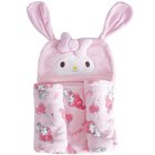 Manta Com Capuz Coral Fleece Turma Da Hello Kitty 75x90cm My