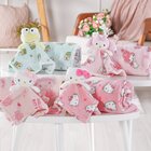 Manta Com Naninha Coral Fleece Turma Da Hello Kitty 75x100cm