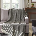 Manta De Algodao Genova Marrom E Bege 150 X 210 Cm D06 - D'ro