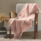 Manta De Algodao Marrocos 1,50x1,20 Am-4941 Rosa