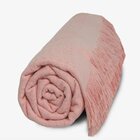 Manta De Algodao Marrocos 1,50x1,20 Am-4941 Rosa