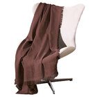 Manta De Algodão Unicolor Liso Marrom 120 X 150 Cm - D'rossi