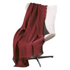 Manta De Algodao Unicolor Liso Vermelho 210 X 150 Cm D06 - D'