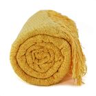Manta De Chenille Amarelo