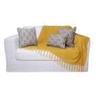 Manta De Chenille Amarelo