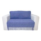 Manta De Chenille Azul Royal