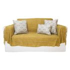 Manta De Chenille Mostarda