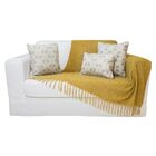 Manta De Chenille Mostarda