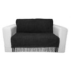 Manta De Chenille Preto