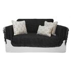 Manta De Chenille Preto