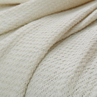 Manta Decorativa 1,5m x 2,10m  Cru/ Natural Para Sofá E Poltr