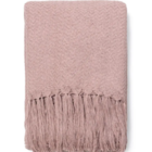 Manta Decorativa Algodão Blanzy Rosé