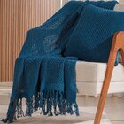 Manta Decorativa Atacama New 120x150cm Azul Cobalt