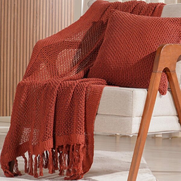 Manta Decorativa Atacama New 120x150cm Telha