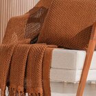 Manta Decorativa Atacama New 160x220cm Marrom Portabella