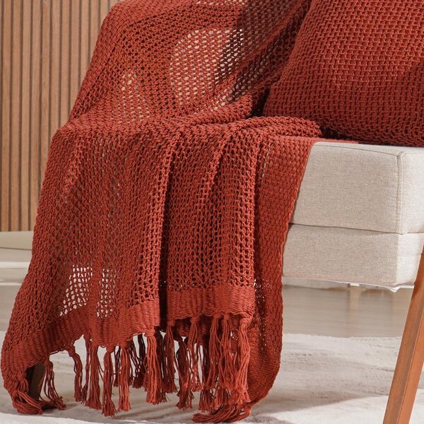 Manta Decorativa Atacama New 160x220cm Telha | Leroy Merlin