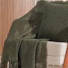 Manta Decorativa Atacama New 160x220cm Verde Militar