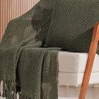 Manta Decorativa Atacama New 160x220cm Verde Militar